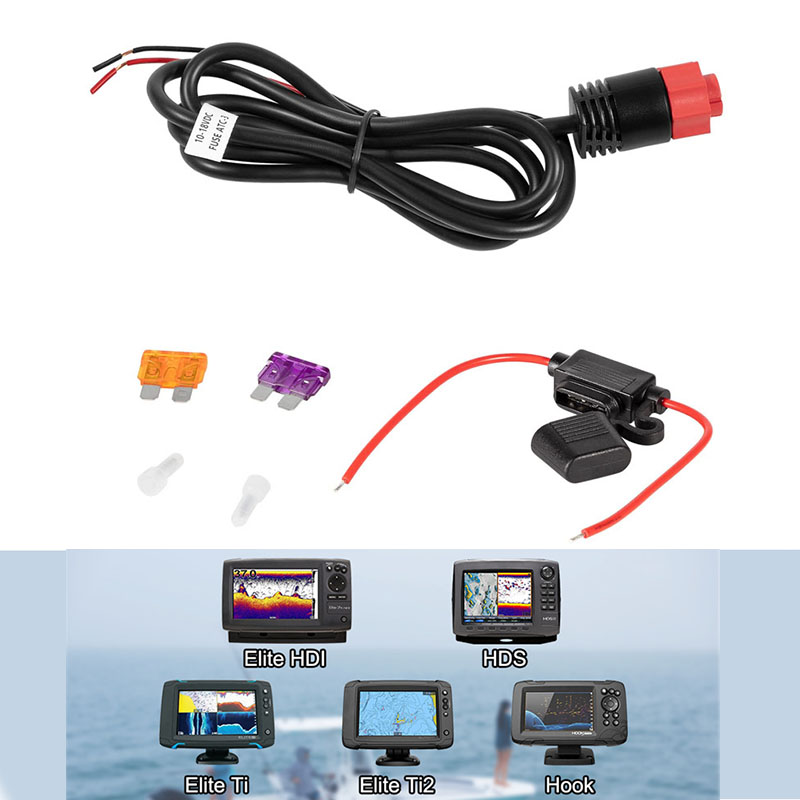 Fish Finder Cable - 000-14041-001 HDS/Elite/Hook Power Cable,3 Foot, 2-Wire