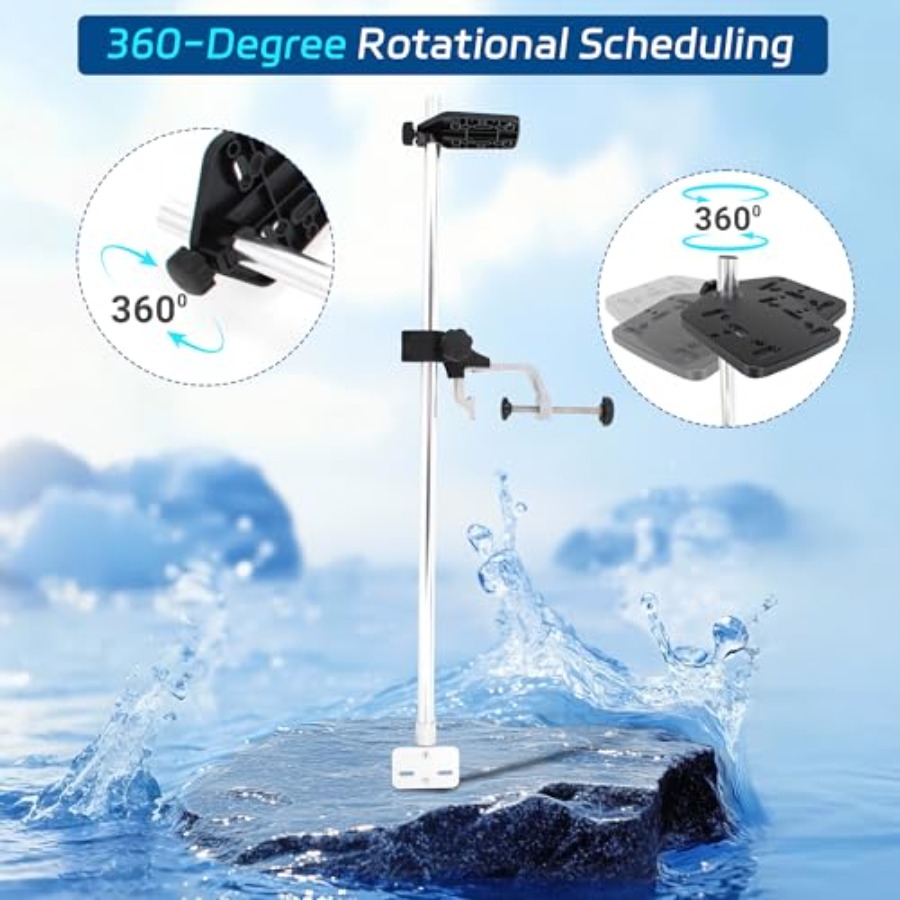 Telescopic Portable Fish Finde - Fish Finder Mount recension och pris