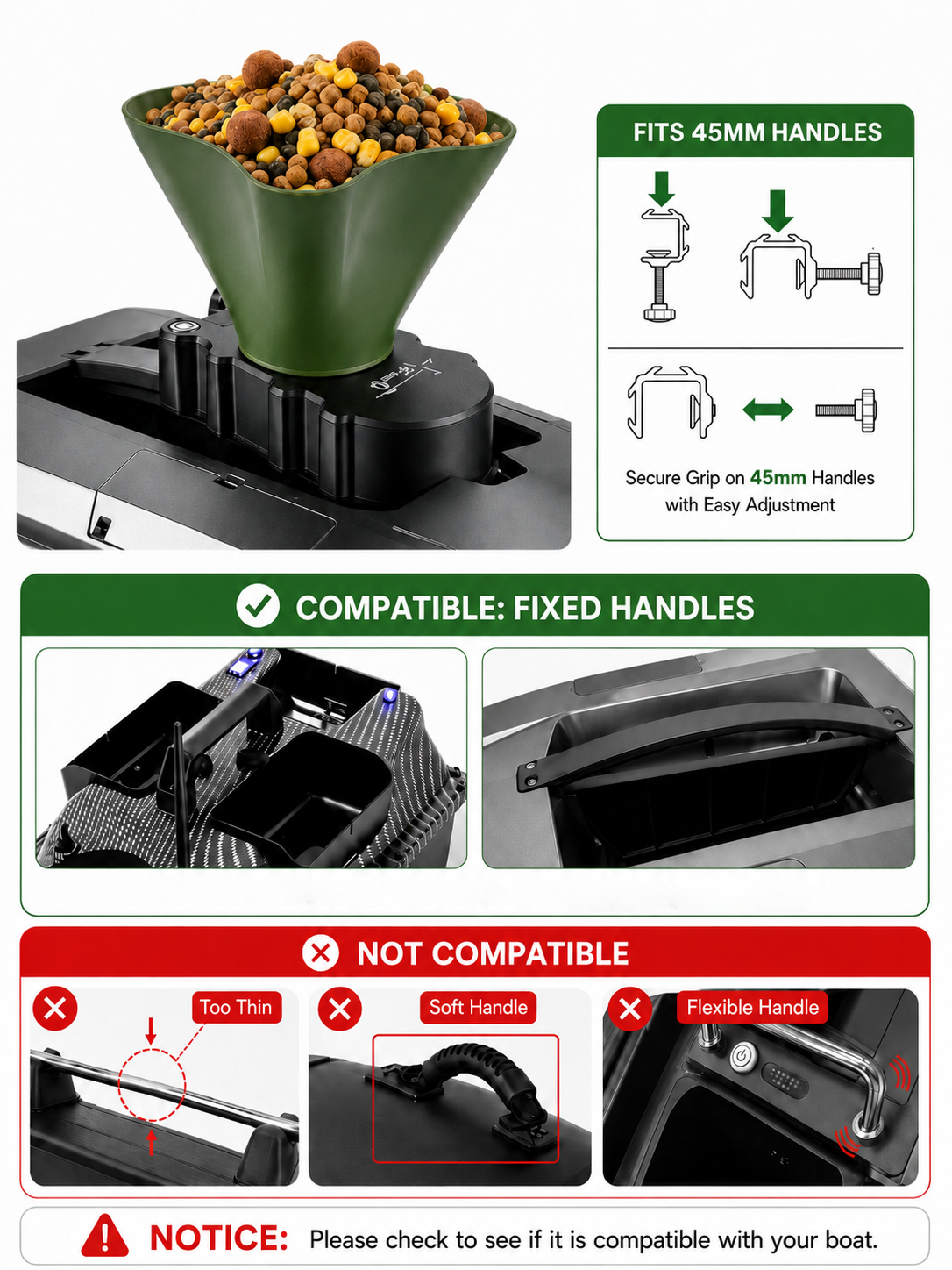 360° Rotating Bait Dispenser & - Fishing Gps recension och pris