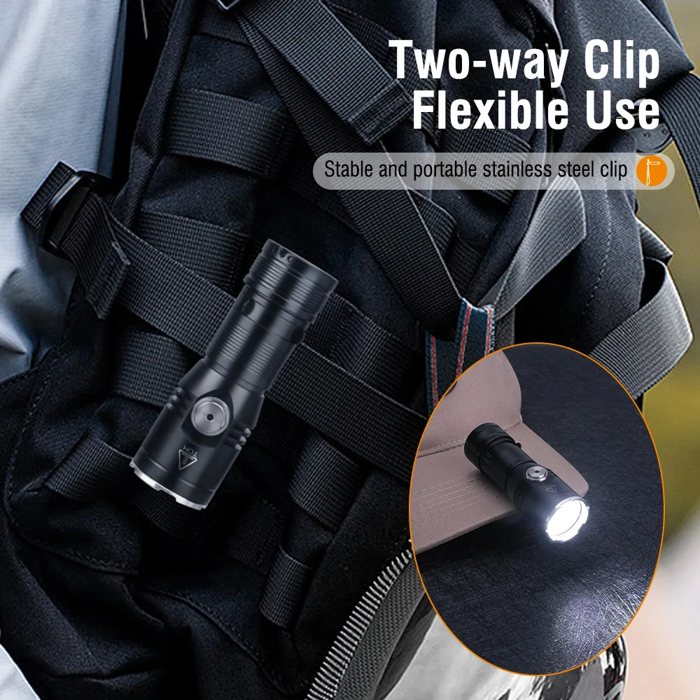 BORUiT ET15 EDC Flashlight Ult - Fish Finder Battery recension och pris