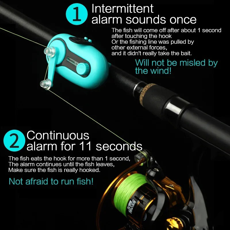 New Fishing Alarm Electronic B - Fish Finder Portable recension och pris