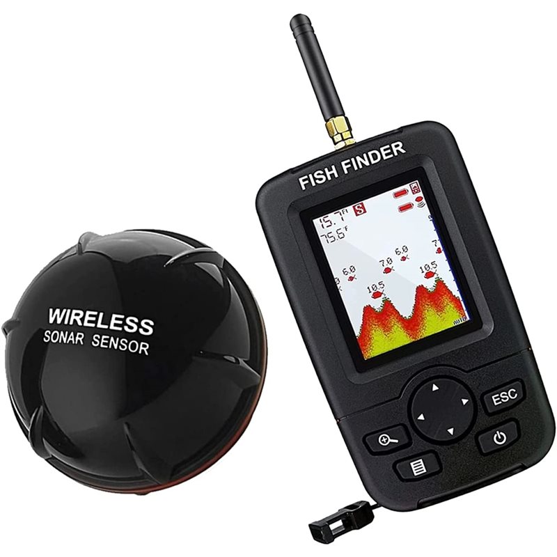 Wireless Sonar Fish Finder, Po - Fishing Depth Finder recension och pris
