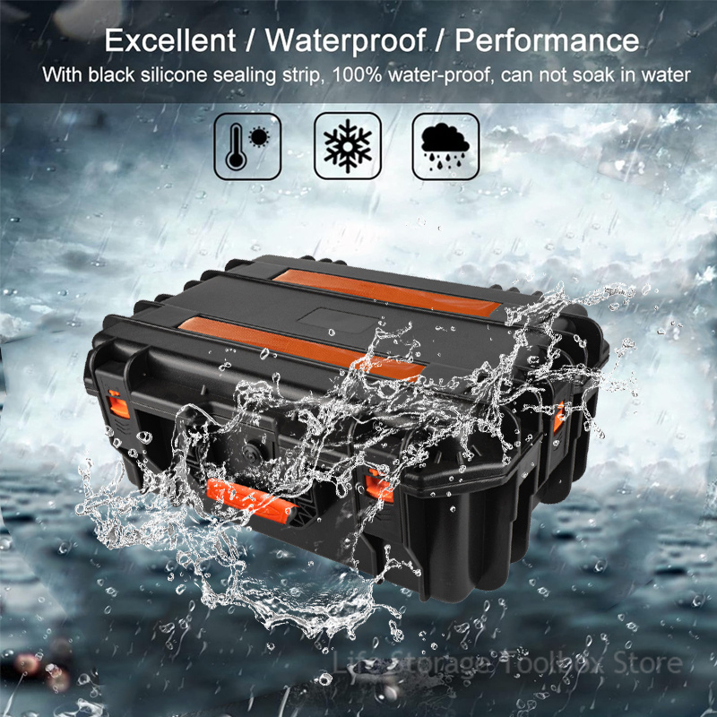 Large Capacity Tool box with w - Fish Finder Case recension och pris