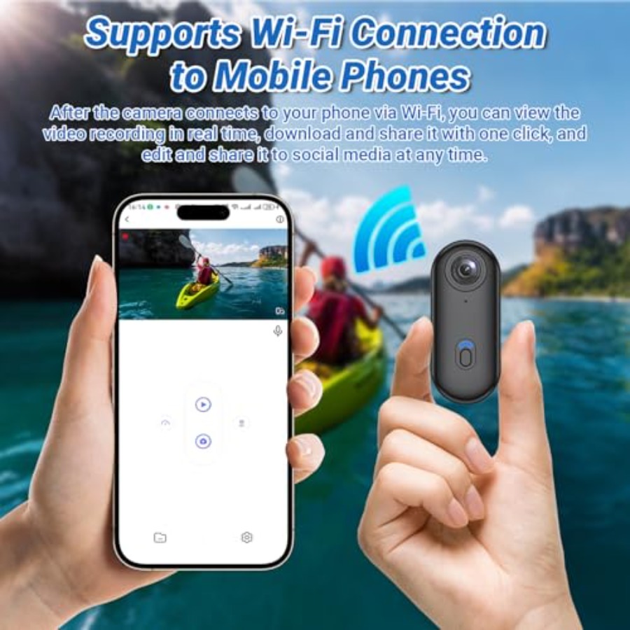 4K Action Camera for Cycling H - Fishing Camera recension och pris