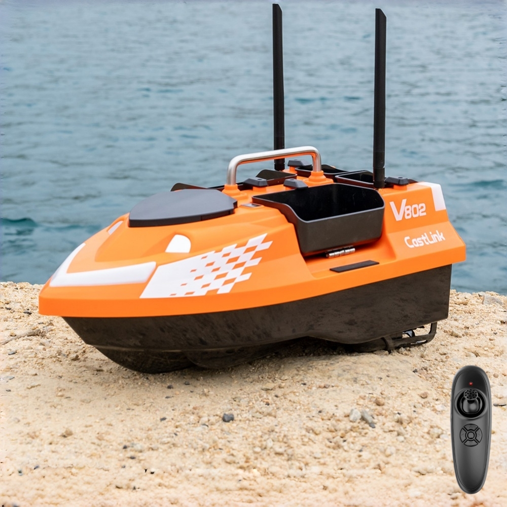 Dual Antenna RC Bait Boat 4 Ba - Fish Finder Cable recension och pris