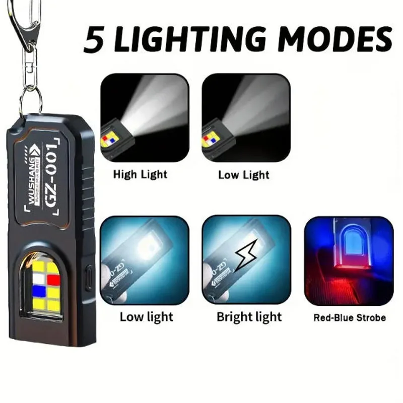 Powerful Mini COB LED Keychain - Fishing Light recension och pris