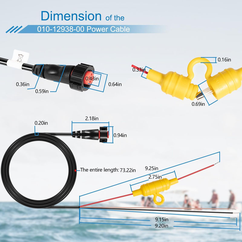 010-12938-00 Boat Power Cable  - Fish Finder Cable recension och pris