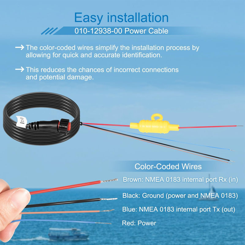 010-12938-00 Boat Power Cable  - Fish Finder Cable recension och pris