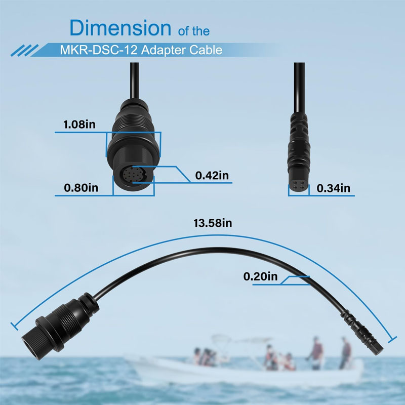 1852081 MKR-DSC-12  4-Pin Fish - Fish Finder recension och pris