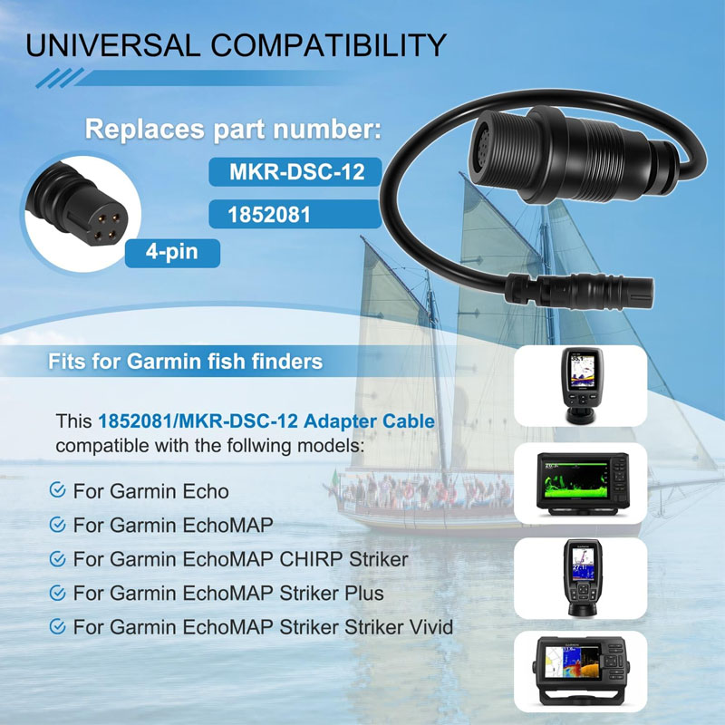 1852081 MKR-DSC-12  4-Pin Fish - Fish Finder recension och pris