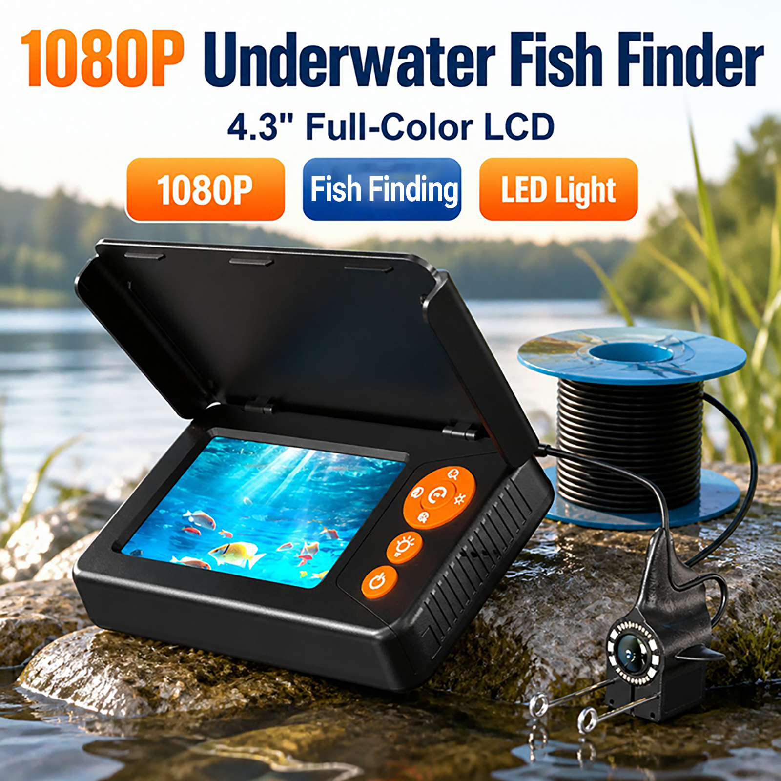 Fish Finder Underwater Camera  - Fishing Depth Finder recension och pris