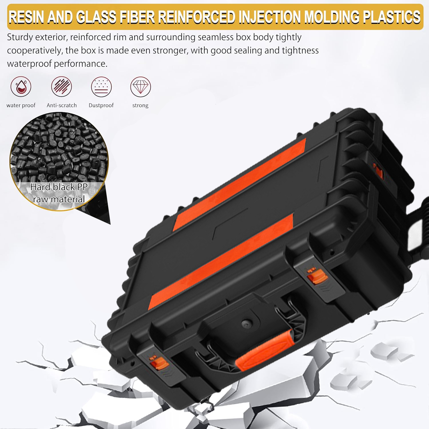 Pre Cut Foam Hard Case Waterpr - Fish Finder Case recension och pris