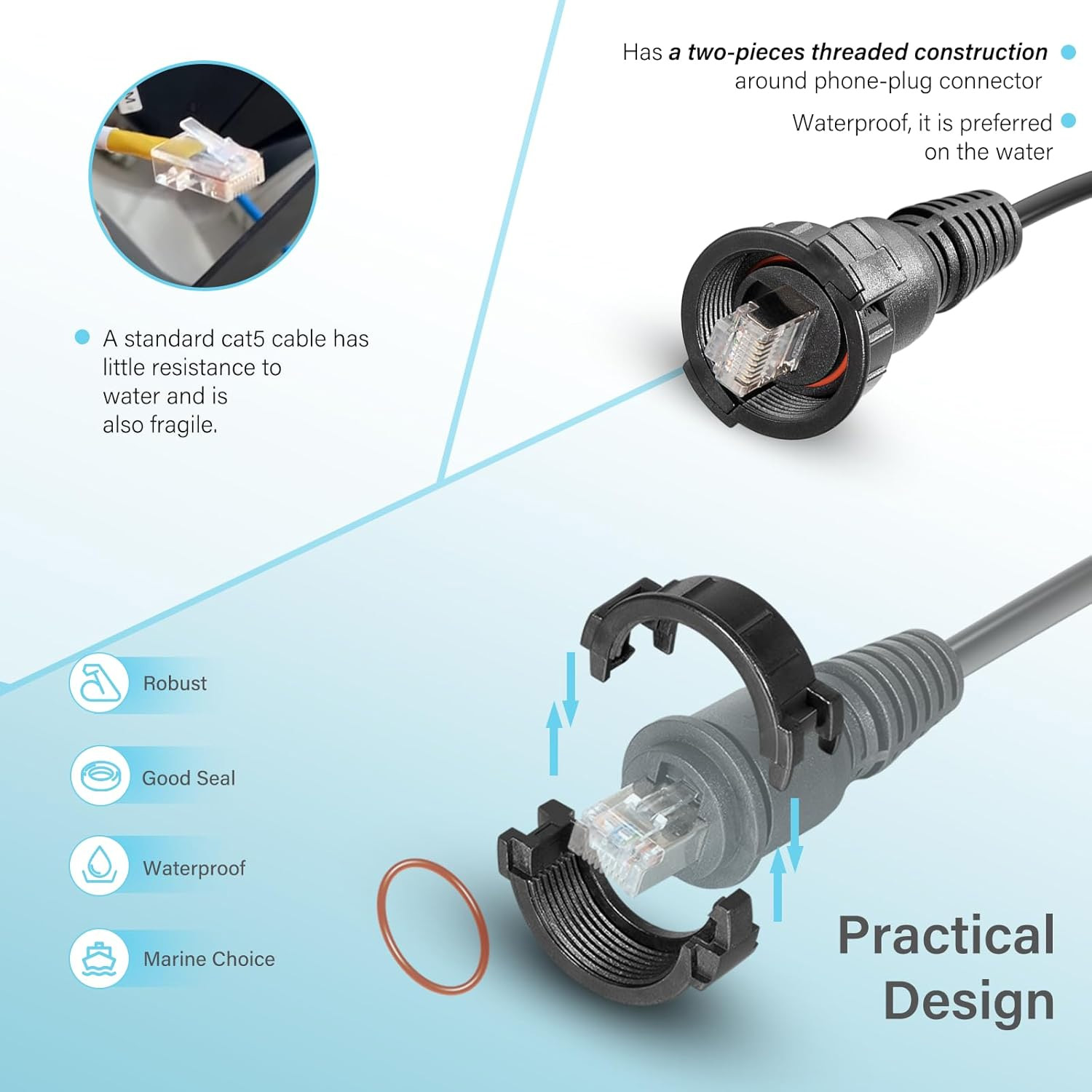 010-12531-01 Marine Network Ad - Fish Finder Cable recension och pris