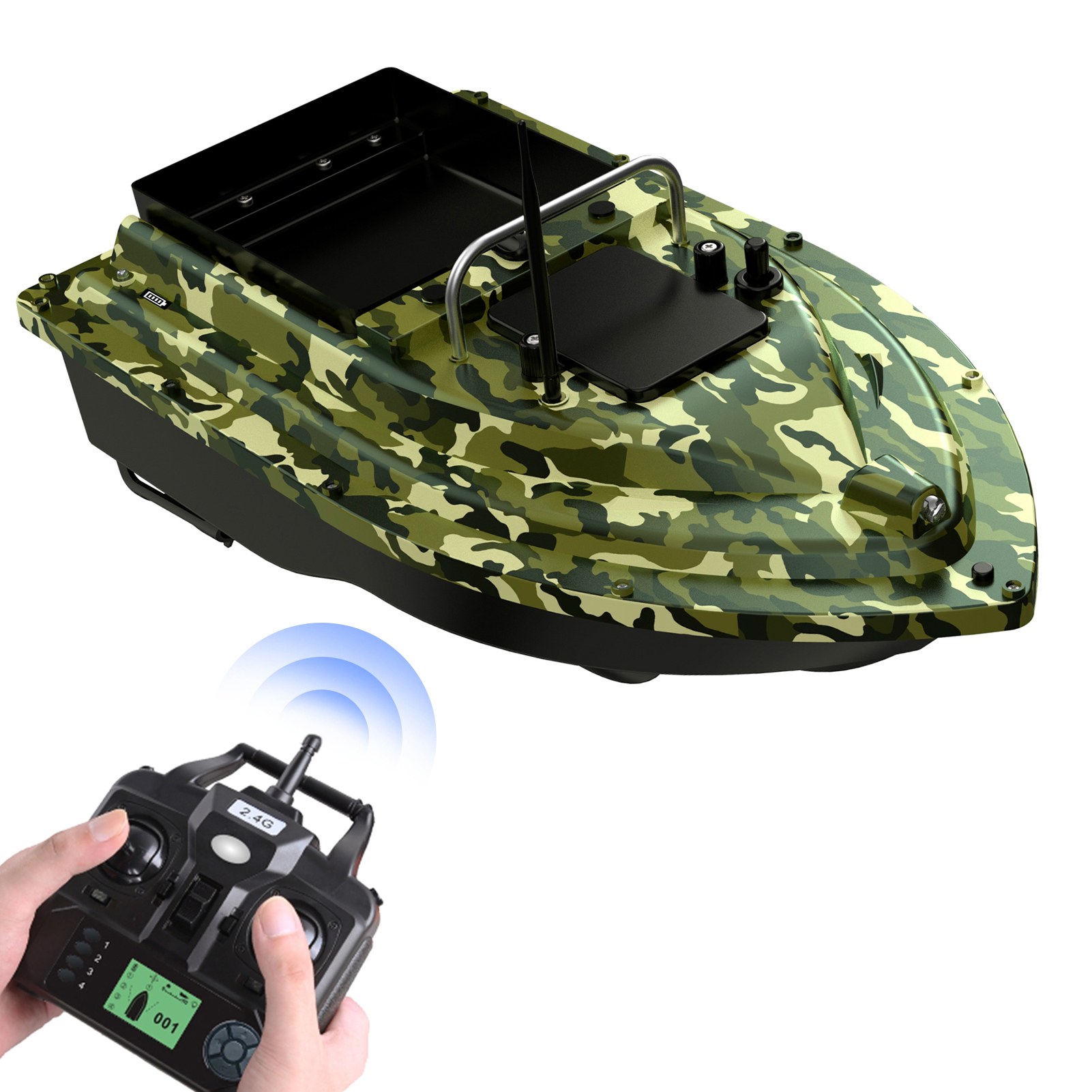 D16E GPS Fishing Bait Boat wit - Fishing Gps recension och pris