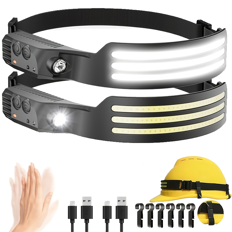 LED Sensor Headlamp USB Rechar - Fish Finder Battery recension och pris