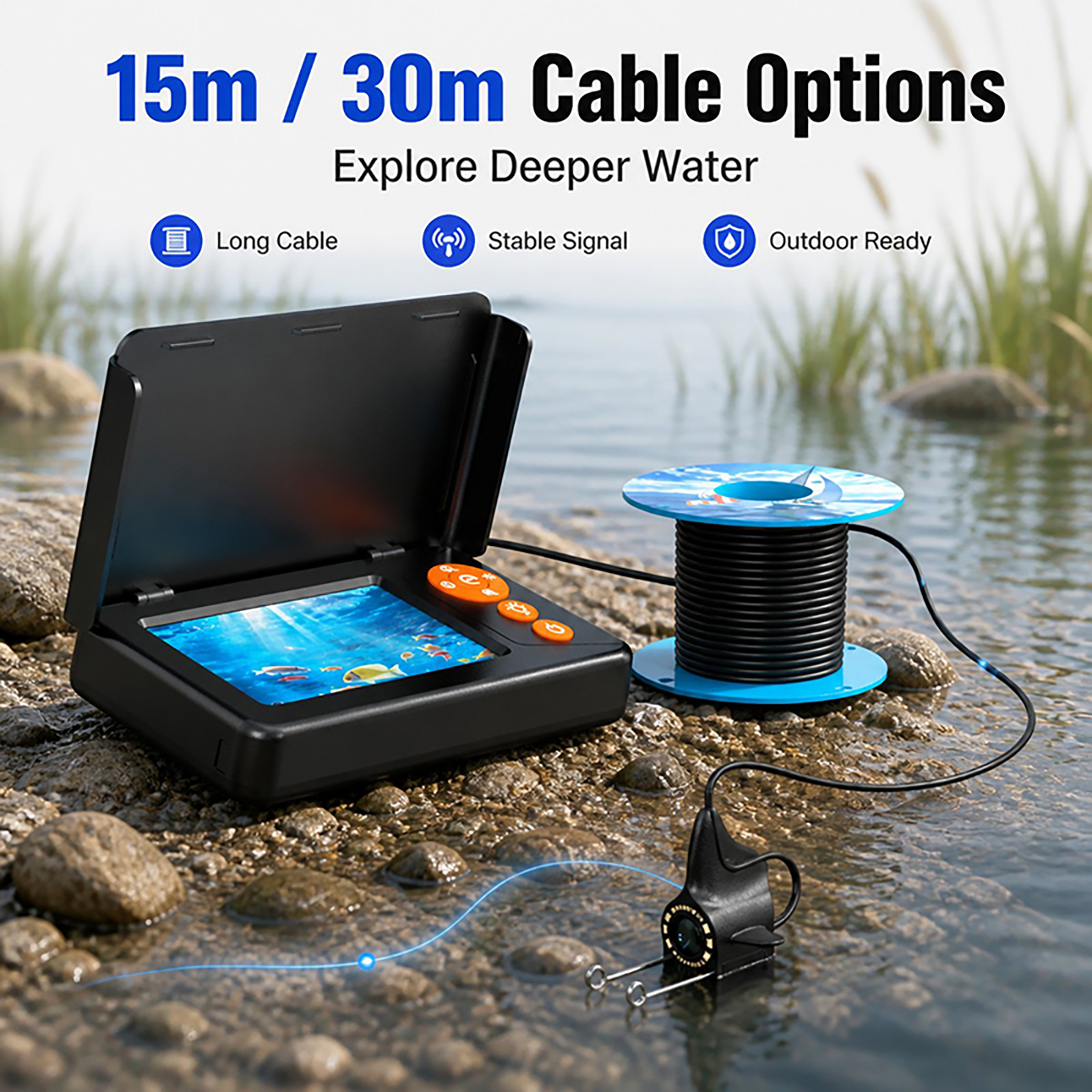 1080P HD Underwater Camera Fis - Fishing Depth Finder recension och pris