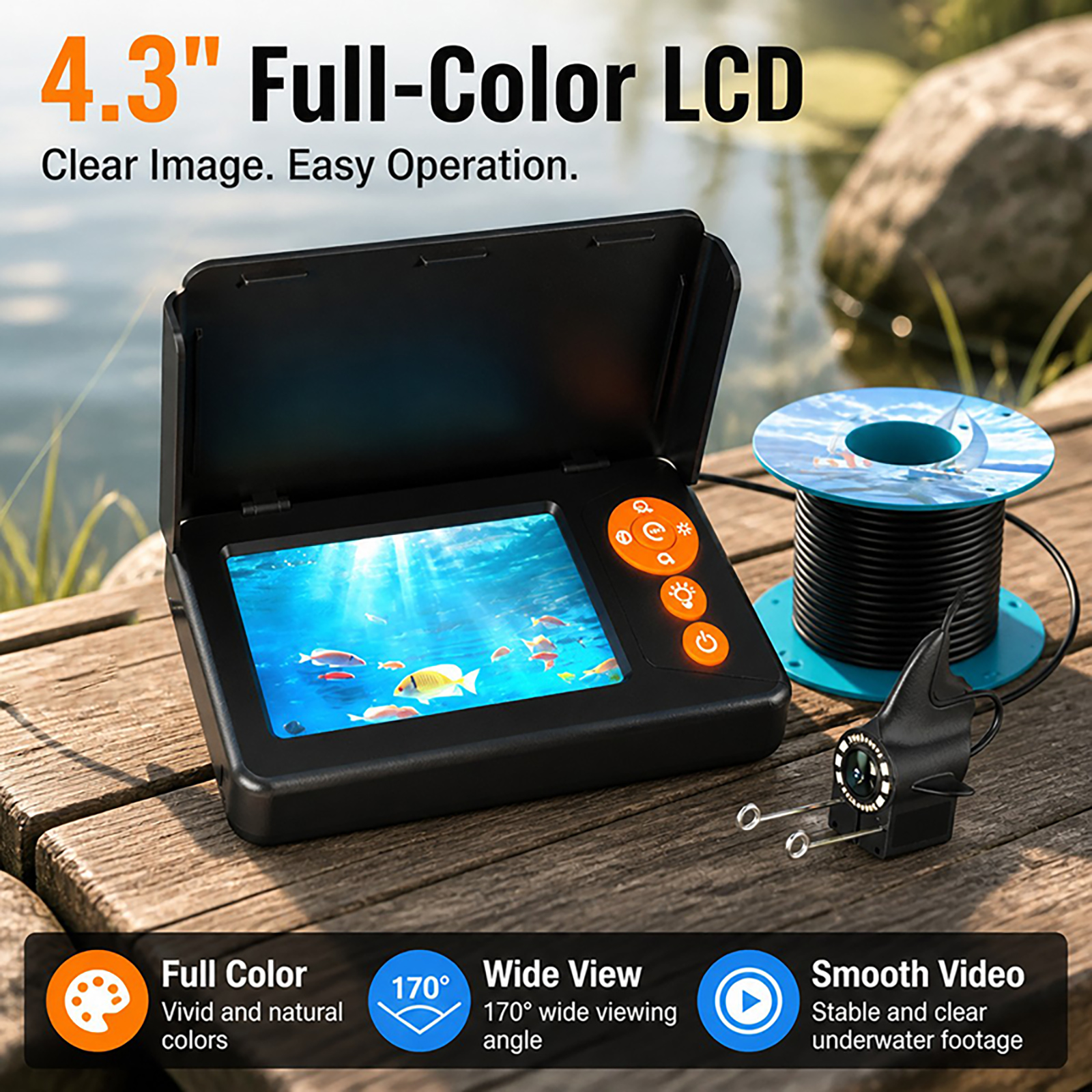 1080P HD Underwater Camera Fis - Fishing Depth Finder recension och pris