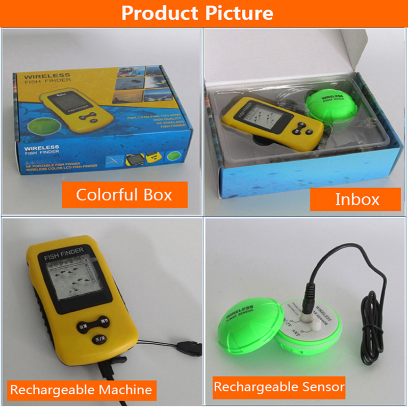 Brand New KDR Colorful Wireles - Fish Finder Gps recension och pris