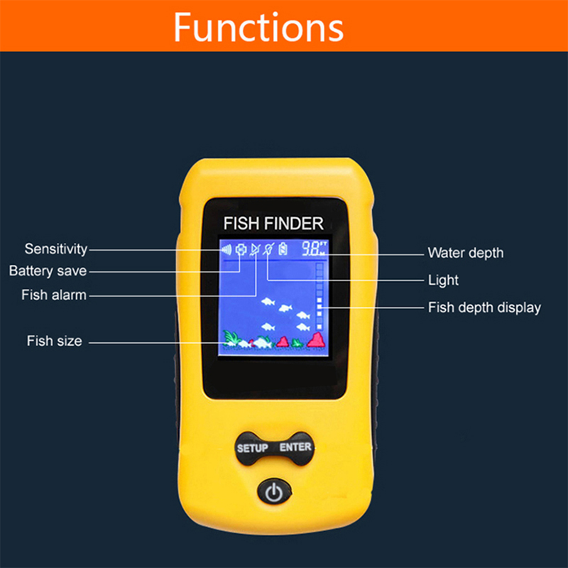 Brand New KDR Colorful Wireles - Fish Finder Gps recension och pris